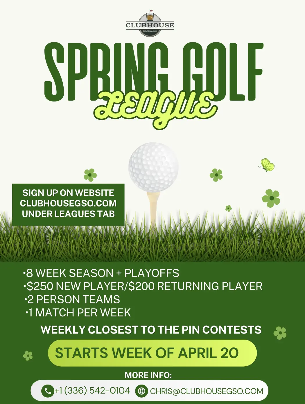 spring golf league