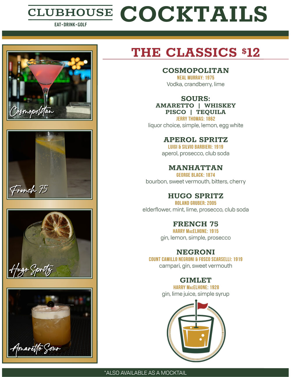 Clubhouse Fall Cocktails